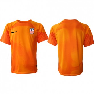 Herren Fußballbekleidung Vereinigte Staaten Torwart Heimtrikot WM 2022 Kurzarm